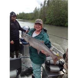 ALASKA - FLY IN GUIDED SALMON FISHING TRIP FOR ONE ANGLER
