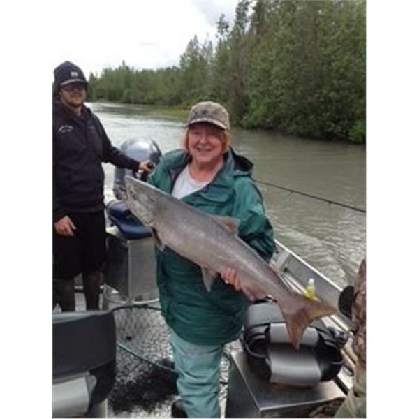 ALASKA - FLY IN GUIDED SALMON FISHING TRIP FOR ONE ANGLER