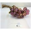 Image 4 : Vintage Large Cluster Lucite Acrylie Grapes Handcrafted Onto Real Wood Grape Branch, Great Centerpie
