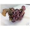 Image 5 : Vintage Large Cluster Lucite Acrylie Grapes Handcrafted Onto Real Wood Grape Branch, Great Centerpie