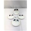 Image 1 : 4 Fine Bone China Plates Of The Standing Council Of The Scottish Chiefs