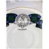 Image 2 : 4 Fine Bone China Plates Of The Standing Council Of The Scottish Chiefs