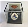 Image 2 : 2013 $15 Fine Silver Coin Royal Canadian Mint 75th Anniversary Of Superman In Original Case And Box
