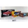 Image 1 : 1983 Buddy L Greyhound Bus, New In Box, Route Wix 1956 Ford Thunderbird 1/24 Scale, New And Ford Fai