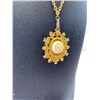 Image 3 : Beautiful Vintage Carved Rose Necklace, Bracelet And Earrings Set