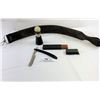Image 1 : Vintage Leather Strop, R.H. And Sons Germany Straight Razor And Wilkinson Germany Brush