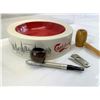 Image 2 : Vintage Carlsberg Ashtray, Henry W. King England, Valet Utility Cigar Cutter, Missouri Corn Cobs And