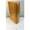 Image 2 : Vintage Handcrafted Wood Cabinet, 23"T x 13"W x 4.5"D