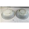 Image 2 : 2 Old Enamel Washbasins