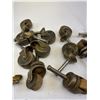 Image 3 : Nice Lot Of Antique Hardware, Casters, Door Pulls, Etc.