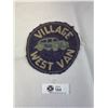 Image 1 : Vintage Village West Van Taxi Cloth Jacket Decal, Hard To Find