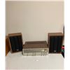 Image 1 : Zenith High End Vintage Receiver, Works Great, Plus 2 Vintage Sears Wide Range Speakers, Sounds Grea