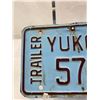 Image 2 : 1961 Yukon Trailer License Plate, Low Number