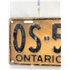 Image 2 : 1930 Ontario License Plate, Low Number