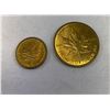 Image 2 : Reproduction Canadian Gold Coins, 1 1/4 oz, Blank Backs