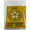 Image 2 : 2 First BC Rifle Association Patches, 4" T