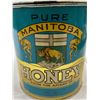Image 2 : 1930's Manitoba Pure Honey Tin, 4Lb 8oz