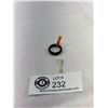 Image 1 : Black Agate Ring Band, Size 7.5, 2.02g