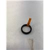 Image 2 : Black Agate Ring Band, Size 7.5, 2.02g