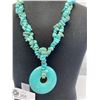 Image 2 : Vintage Aqua Blue Stone Necklace Plus Pair Of Picture Frames