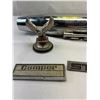 Image 2 : Harley Davidson Franklin Mint Paper Weight, Muffler And Car Emblem Lot