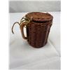 Image 3 : Vintage Aloha From Hawaii Money Tiki Mug With Wicker Holder