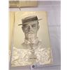 Image 3 : 3 Large 11"x14" Prints By Bill Bates, Laurel And Hardy, Buster Keaton, Etc.