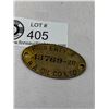 Image 2 : Vintage BA Oil Tag Property Of BA Oil Company Limited, British American Oil Company