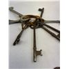 Image 2 : Nice Lot Of 10 Old Skeleton Keys