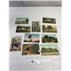 Image 1 : Nice Lot Of 10 Vintage Postcards, Gold Panning, Alaska, Etc