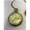 Image 2 : Antique Swiss Made 17 Jewel Balko Pocket Watch In Working Condition, Gold Filled Watch Chain Of Good