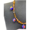 Image 2 : Vintage Murano Bead Necklace 17"L
