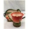 Image 2 : Vintage Tulip Cup And Saucer With Matching Spoon By Juliet's In Original Box