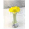 Image 2 : Hand Blown Art Glass Vase, Jack In The Pulpit Vase, 8.5"T