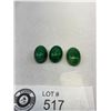 Image 1 : Big Emerald Cabochons, 55.65 CT, Brazil