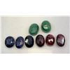 Image 3 : Natural Rough Gemstones Cut And Polished, Emerald - 18.15 CT, Brazil, Sapphire - 15.9 CT, Madagascar