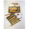 Image 1 : Vintage Cigar Box Filled With Pencils With Old Advertising, Nice Lot