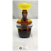 Image 2 : Very Nice Shape Old Oak Rum Limbo Drummer Bottle With Cap