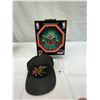 Image 1 : 1995/96 Inaugural Season Vancouver Grizzley Wall Cloth In Original Package Plus Hat