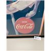 Image 2 : Nicely Framed 1948 Original Authentic "Play Refreshed, Drink Coca Cola" Poster On Thick Stock, Great