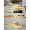 Image 2 : Assortment Of Advertising Letter Openers And Bridge Lake, BC Thermometer, Working Condition