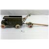 Image 1 : Nice Vintage Cast Iron Bell Telephone Truck And Trailer With Pole All Complete With Tools And Rubber