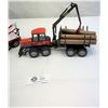 Image 6 : Die Cast Kenworth Tow Truck With Tractor And Logging Trailer With Logs