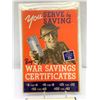 Image 2 : WW2 Cardboard War Saving Stamps Poster, 13"x20", Plus A Beer Poster