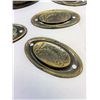 Image 2 : Complete Set Of 6 Regency Style Drawer Pulls