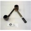 Image 1 : 2 Vintage Smoking Pipes