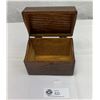 Image 2 : Nice Antique Oak Recipe Box