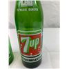 Image 2 : 2 Vintage 7-Up Green Bottles
