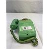 Image 1 : Nice Vintage Green Rotary Wall Phone