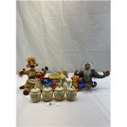 Nice Collectible Disney Lot, Winnie The Pooh, Lion King Plus Barnum And Bailey Cup